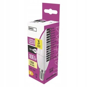 EMOS ZQ3230 Żarówka świeczka LED Classic candle 7,3W E14
