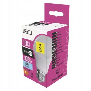 EMOS ZQ5142 Żarówka LED Classic A60 8,5W E27 zimna biel