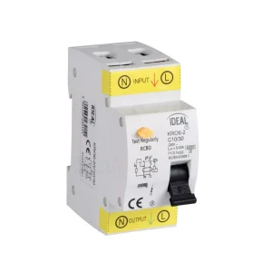 KANLUX 23215 KRO6-2/C10/30 Wyłącznik róźnicowoprądowy z członem nadmiarowym, 6kA, 2P