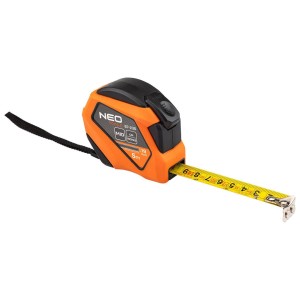 NEO TOOLS 67-236 Miara zwijana stalowa 5 m x 19 mm, calowa