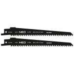 NEO TOOLS 58-042  Brzeszczot do piły szablastej, HCS, 152 x 19 x 1.3 mm, 6TPI, kpl. 2 szt.