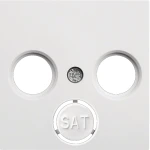 HAGER WL6310 lumina Płytka czołowa RTV-SAT biały