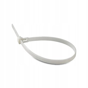 ERGOM Opaski zaciskowe białe TK 12/3 2,5 mm x 120 mm 100 szt