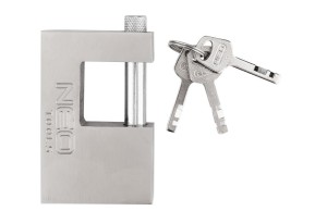 NEO 85-063 Kłódka trzpieniowa 90 mm, 3 klucze