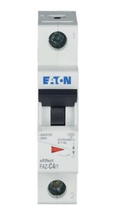 Eaton 278553 FAZ-C4/1 Wyłącznik nadprądowy 15kA, In=4A, char. C, 1-bieg. Seria FAZ