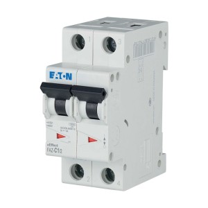 EATON 278745 FAZ-C1/2 Wyłącznik nadprądowy 15kA, In=1A, char. C, 2-bieg. Seria FAZ