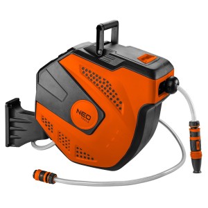 NEO 15-891 Wąż z automatycznym zwijaczem 1/2", 20 m +2m