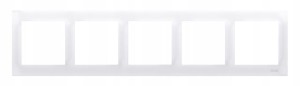 SIMON 54 Ramka 5- krotna biała DR5/11