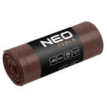 NEO 15-994 Worki na odpady 120 L, brązowe, 35 mic, 10 szt.