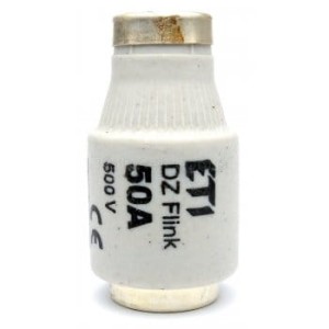 Wkładka bezpiecznikowa 50A DIII gF / BiWTs 500V