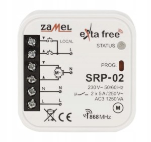ZAMEL Sterownik rolet dopuszkowy SRP-02