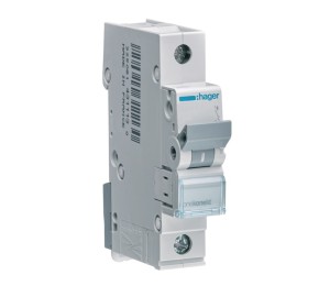 HAGER MBN163E MCB Wyłącznik nadprądowy Icn=6000A 1P B 63A