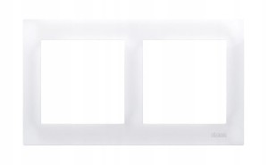 SIMON 54 Ramka 2- krotna biała DR2/11