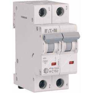 EATON 194871 HN-C16/2 Wyłącznik nadprądowy 6kA, In=16A, char. C, 2-bieg. Seria HN