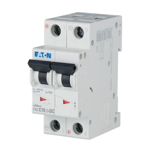 EATON 279138 Wyłącznik nadprądowy 10kA, In=10A, char. C, 2-bieg. FAZ-C10/2-DC