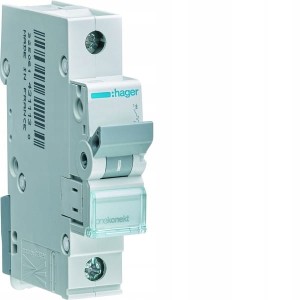 HAGER MBN120E Wyłącznik nadprądowy 1P B20A 1F 6kA