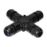 ORNO OR-AE-13623 Konektor kablowy, rozdzielacz czterokrotny typu-X z szybkozłączką, IP68, 3x4mm2, 400V/16A