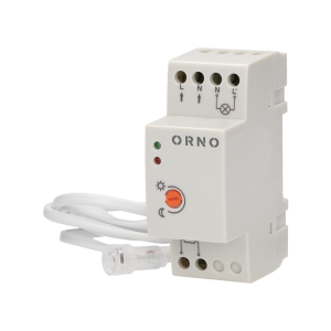ORNO OR-CR-219 Czujnik zmierzchowy na szynę DIN z hermetyczną zewnętrzną sondą, IP65, 3000W