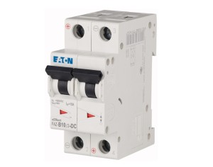 EATON 176079 FAZ-B10/2-DC Wyłącznik nadprądowy 10kA, In=10A, char. B, 2-bieg. Seria FAZ DC