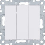 HAGER WL0070 Łącznik 3-klawiszowy, 3-biegunowy