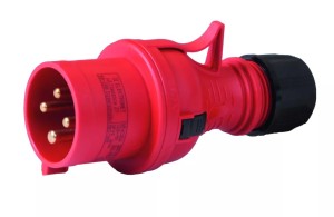 ELEKTROMET 922081 Wtyczka Przenośna Prosta WPP 16/4 Wtyczka 16A/400V 3P+Z Typ B