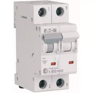 EATON 194842 HN-B20/1N Wyłącznik nadprądowy 6kA, In=20A, char. B, 1+N bieg. Seria HN