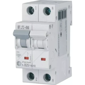 EATON 194843 HN-B25/1N Wyłącznik nadprądowy 6kA, In=25A, char. B, 1+N bieg. Seria HN