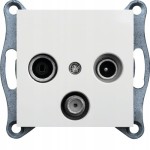 HAGER WL3120 lumina Gniazdo RTV-SAT przelotowe