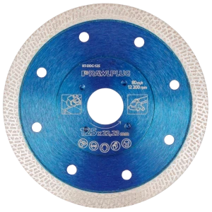 RAWLPLUG RT-DDC-125 125x22,23mm ceramic ciągła tarcza diamentowa
