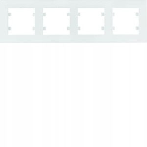 HAGER WL5740 intense Ramka 4-krotna pozioma, biała