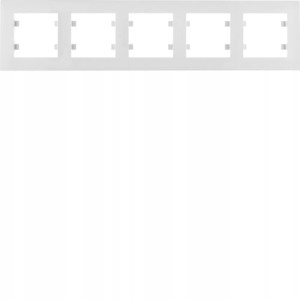 HAGER WL5750 intense Ramka 5-krotna pozioma, biała