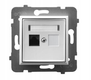OSPEL GPK-1U/K/m/00 Gniazdo komputerowe pojedyncze