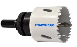 RAWLPLUG RT-HS-SET1E Zestaw otwornic - 20, 25, 32, 40, 51, 65 + 2 adaptery elektryk - walizka plastikowa - 9 el.