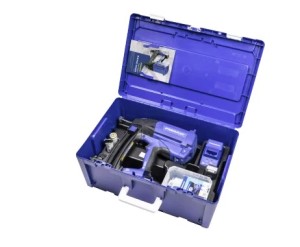 RAWLPLUG R-SC40II-SET4 Zestaw - osadzak gazowy, gwoździe do betonu i stali i taśma - walizka plastikowa