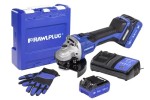 RAWLPLUG R-PAG18-SV-XL2 Szlifierka kątowa 18V 125 mm reg obrotów 2 akumulatory 5,0 Ah ładowarka 6,5 A walizka RawlCase