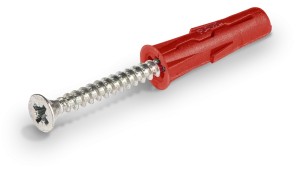 RAWLPLUG R-C1-UNO RED+ UNO Kołek uniwersalny 6x28mm z wkrętem 4,5x40mm op.500