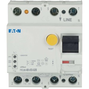 EATON 167897 FRCdM-40/4/03-G/B Cyfrowy wył. Różnicowoprądowy 10kA, In=40A,I?N=0,3A, typ G/B,4-bieg. Seria FRCdM
