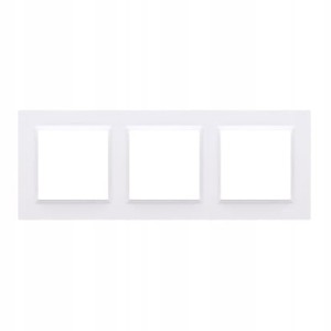 SIMON 10 Ramka potrójna 3-krotna biała CR3/11