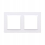 SIMON 10 Ramka podwójna 2-krotna biała CR2/11
