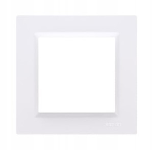 SIMON 10 Ramka pojedyncza 1-krotna biała CR1/11