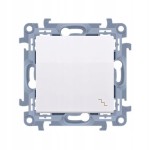 SIMON 10 Łącznik schodowy zmienny biały CW6.01/11