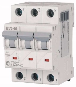 EATON 194892 Wyłącznik nadprądowy HN-C20/3 270421