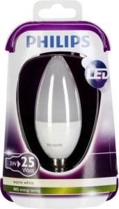 PHILIPS 95603 Żarówka świeczka LED 25W E14 230V ciepła