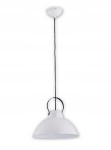 LEMIR O2375 W1 BIA Ajla lampa wisząca E27 60W biała
