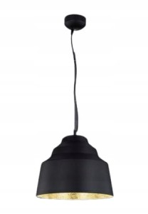 Lampa wisząca NORD Trio Naples Czarny Złoty 3x4,5W