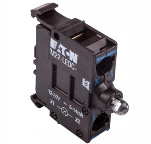 EATON 218058 M22-LEDC-B Dioda LED niebieska U=24V moc. tył