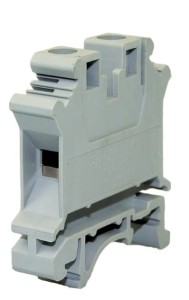 ERGOM R34RR-07010000505 ZJU2-10 ZŁĄCZKA NA SZYNĘ SZARA