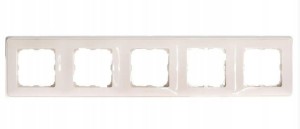 LEGRAND CARIVA 773755 Ramka 5x kremowa