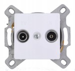 LEGRAND CARIVA 773633 Gniazdo TV-RD końcowe białe