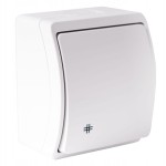 VIPLAST 154-01 VW-4 Koala Łącznik krzyżowy natynkowy biały